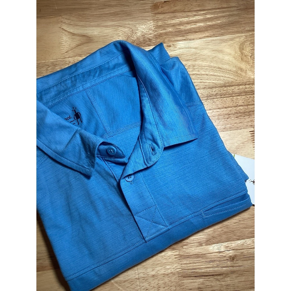 Smartwool Vibrant Blue Polo Shirt